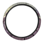 Halloween Zombie Crowd Print Car Steering Wheel Cover