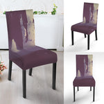 Halloween Zombie Crowd Print Dining Chair Slipcover