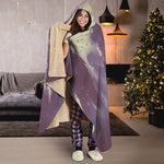 Halloween Zombie Crowd Print Hooded Blanket