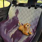 Halloween Zombie Crowd Print Pet Car Back Seat Cover