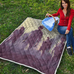 Halloween Zombie Crowd Print Quilt