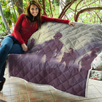 Halloween Zombie Crowd Print Quilt