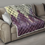 Halloween Zombie Crowd Print Quilt