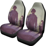Halloween Zombie Crowd Print Universal Fit Car Seat Covers