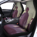 Halloween Zombie Crowd Print Universal Fit Car Seat Covers
