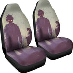 Halloween Zombie Crowd Print Universal Fit Car Seat Covers