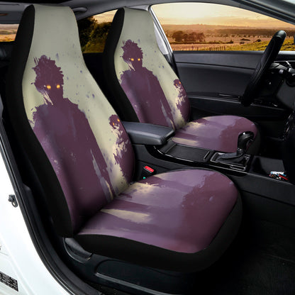 Halloween Zombie Crowd Print Universal Fit Car Seat Covers
