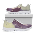 Halloween Zombie Crowd Print White Running Shoes