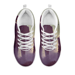 Halloween Zombie Crowd Print White Sneakers