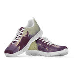 Halloween Zombie Crowd Print White Sneakers