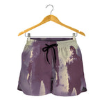 Halloween Zombie Crowd Print Women's Shorts