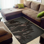 Halloween Zombie Hands Print Area Rug