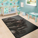 Halloween Zombie Hands Print Area Rug