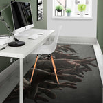 Halloween Zombie Hands Print Area Rug