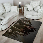Halloween Zombie Hands Print Area Rug