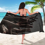 Halloween Zombie Hands Print Beach Sarong Wrap