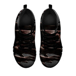 Halloween Zombie Hands Print Black Sneakers