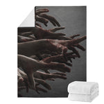 Halloween Zombie Hands Print Blanket