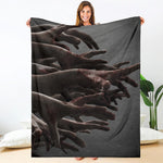 Halloween Zombie Hands Print Blanket