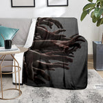 Halloween Zombie Hands Print Blanket
