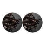 Halloween Zombie Hands Print Car Coasters