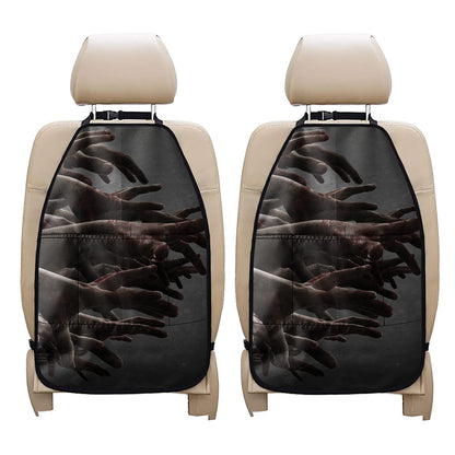 Halloween Zombie Hands Print Car Seat Organizers