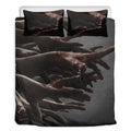 Halloween Zombie Hands Print Duvet Cover Bedding Set