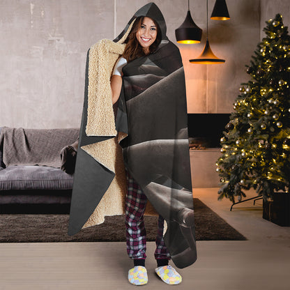 Halloween Zombie Hands Print Hooded Blanket