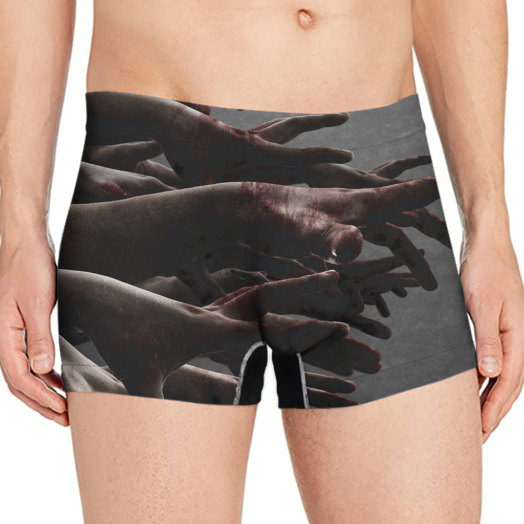 Halloween Zombie Hands Print Men's Boxer Briefs