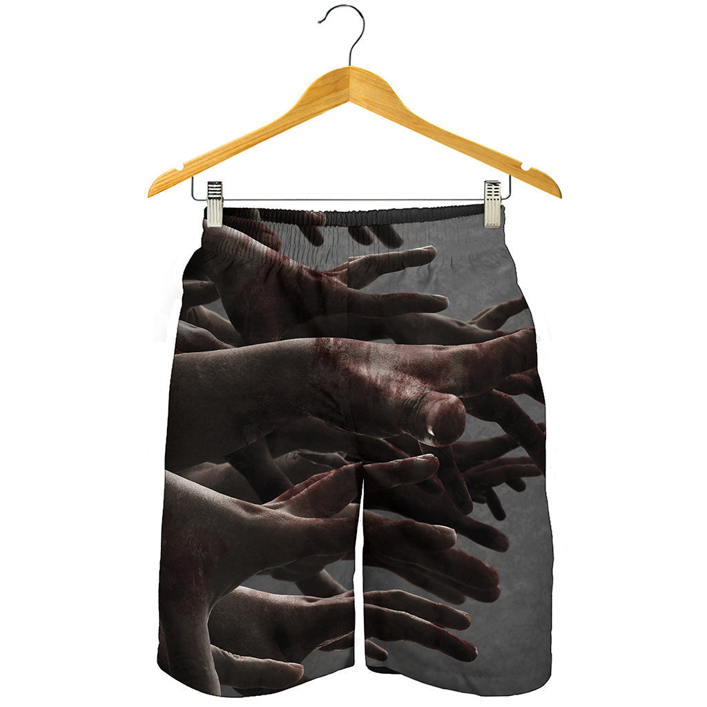 Halloween Zombie Hands Print Men's Shorts
