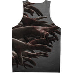 Halloween Zombie Hands Print Men's Tank Top