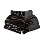 Halloween Zombie Hands Print Muay Thai Boxing Shorts