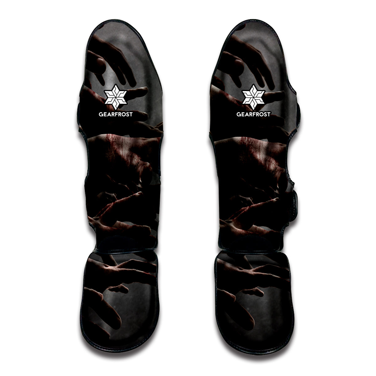 Halloween Zombie Hands Print Muay Thai Shin Guard