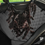 Halloween Zombie Hands Print Pet Car Back Seat Cover