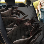 Halloween Zombie Hands Print Pet Car Back Seat Cover