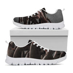 Halloween Zombie Hands Print White Sneakers