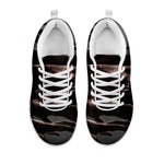 Halloween Zombie Hands Print White Sneakers