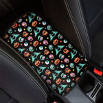 Halloween Zombie Pattern Print Car Center Console Cover
