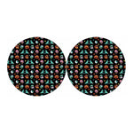 Halloween Zombie Pattern Print Car Coasters