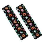 Halloween Zombie Pattern Print Car Seat Belt Covers