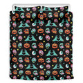 Halloween Zombie Pattern Print Duvet Cover Bedding Set