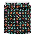 Halloween Zombie Pattern Print Duvet Cover Bedding Set