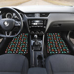 Halloween Zombie Pattern Print Front Car Floor Mats