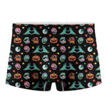 Halloween Zombie Pattern Print Men's Boxer Briefs