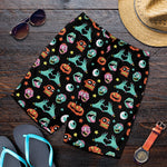 Halloween Zombie Pattern Print Men's Shorts