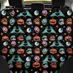 Halloween Zombie Pattern Print Pet Car Back Seat Cover