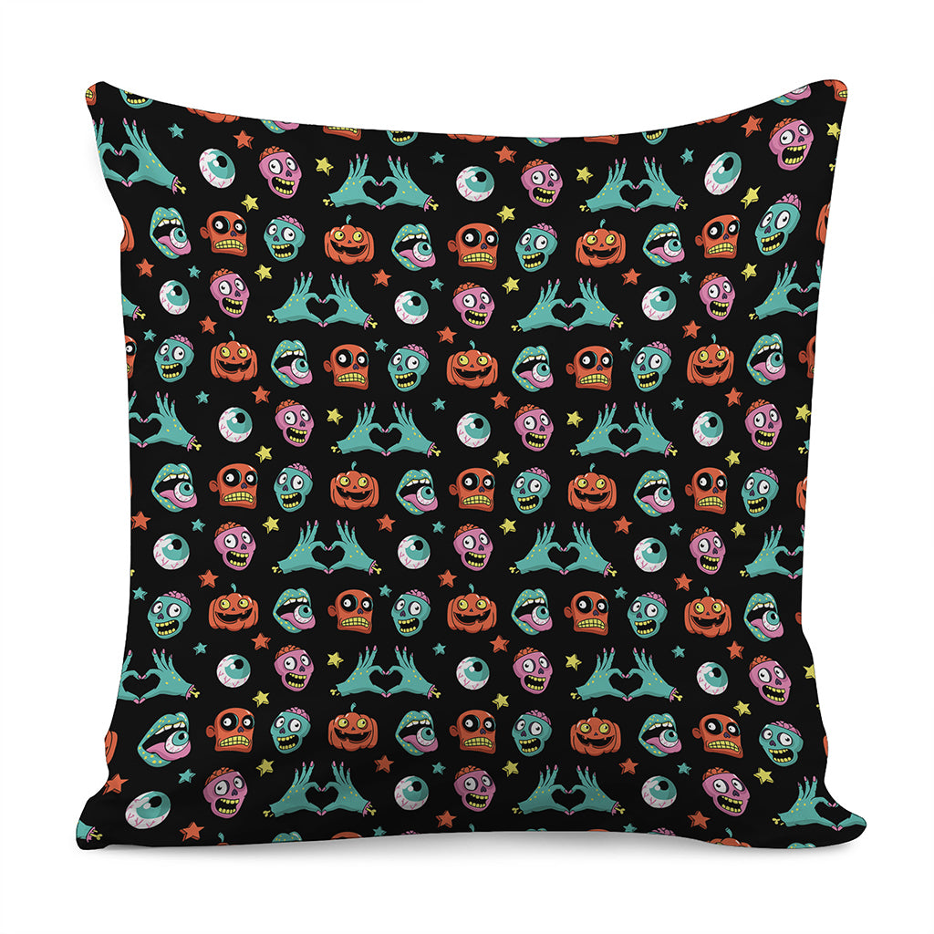 Halloween Zombie Pattern Print Pillow Cover