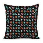 Halloween Zombie Pattern Print Pillow Cover