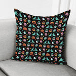 Halloween Zombie Pattern Print Pillow Cover