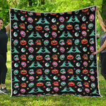 Halloween Zombie Pattern Print Quilt